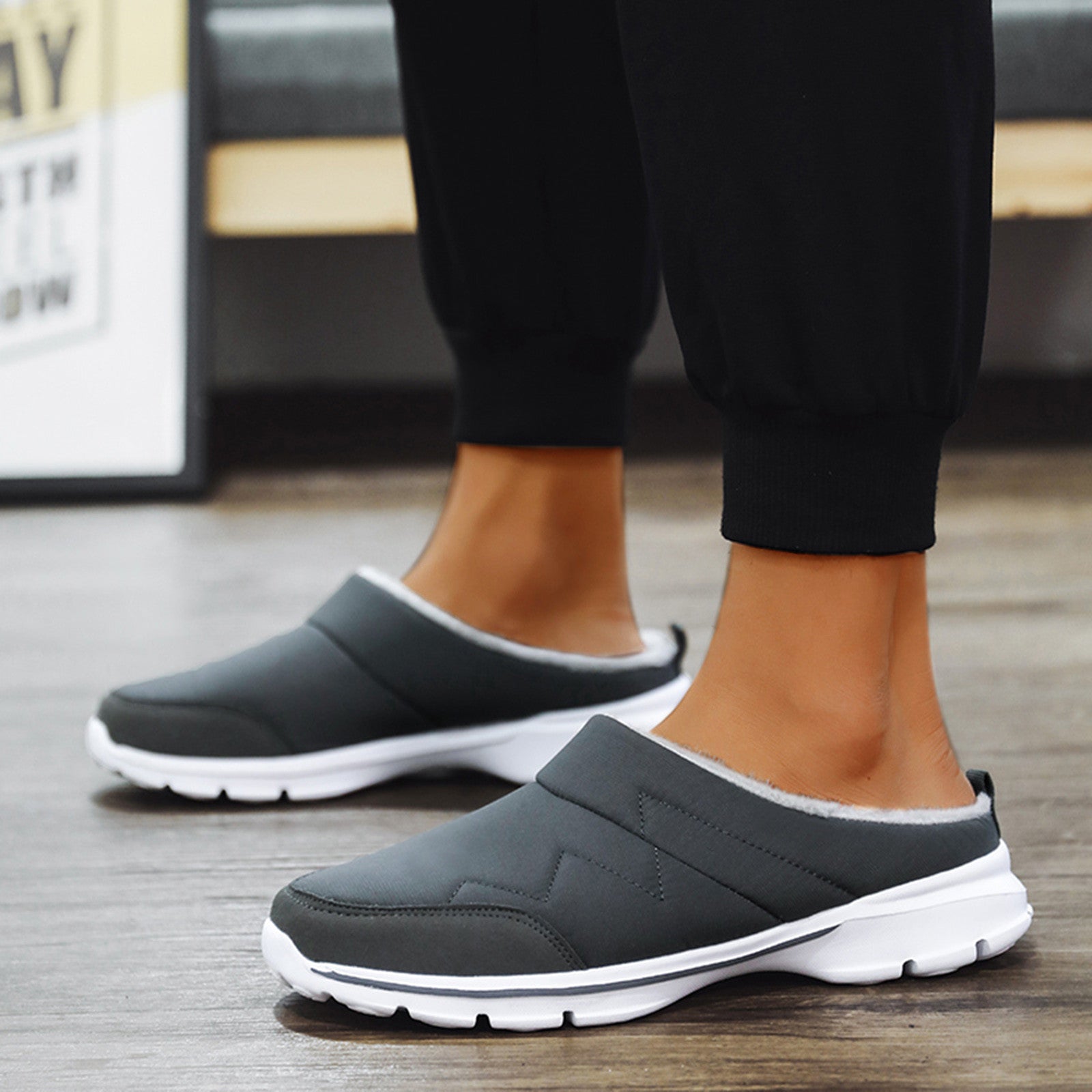 Louise - Orthopädische Schlupfschuhe Grau
