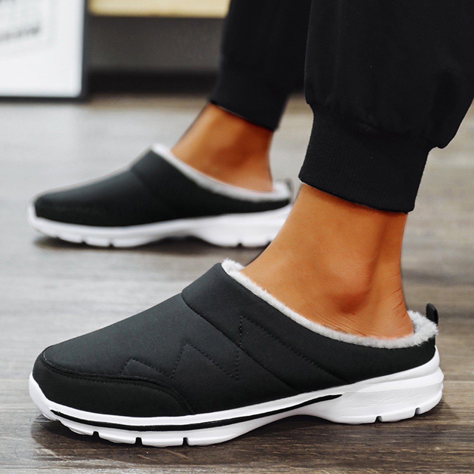 Louise - Orthopädische Schlupfschuhe Schwarz