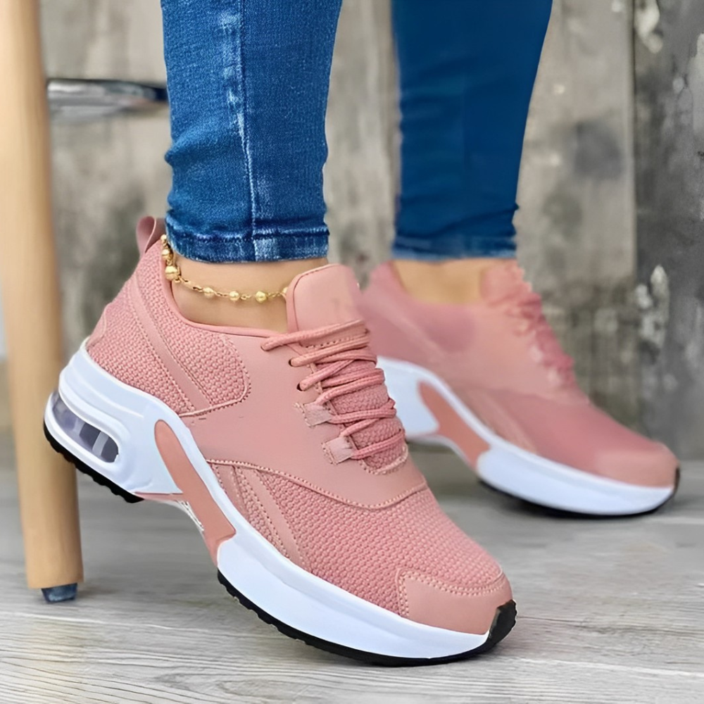 Nik Orthopädische, Atmungsaktive Turnschuhe Rosa