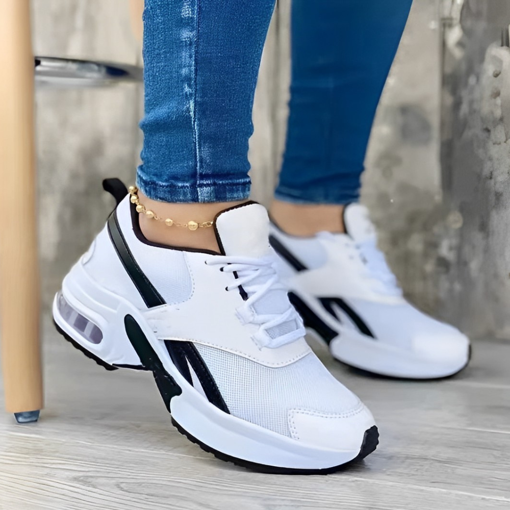 Nik Orthopädische, Atmungsaktive Turnschuhe Weiß