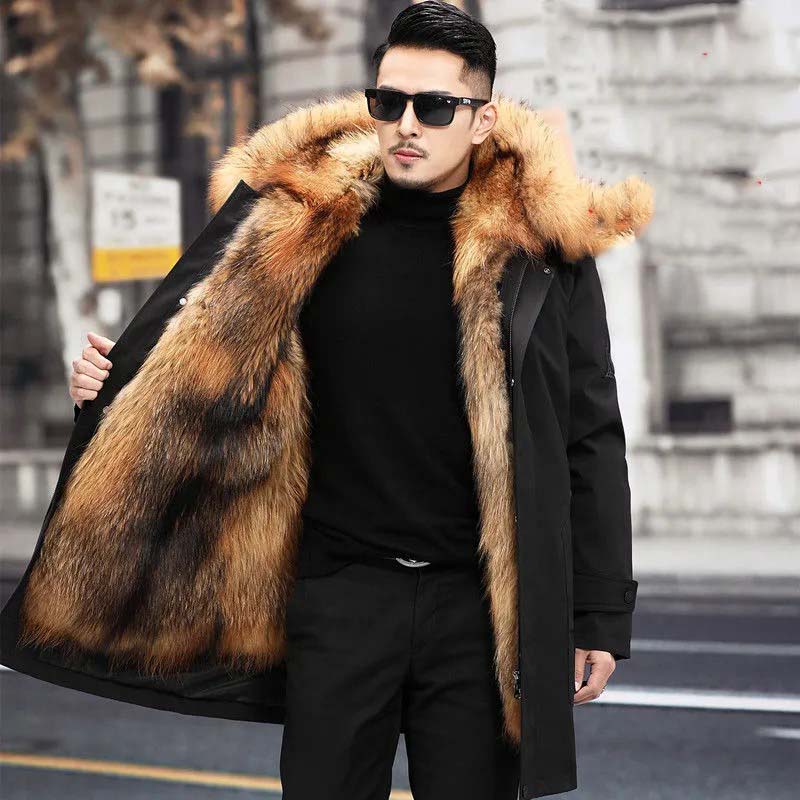 Nilo - pelzgefütterte winterjacke für herren Goldfell 2