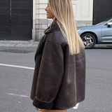 Sherlyn - Luxuriöse Shearling-Jacke