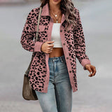 Bella - Trendige leopardendruck jacke