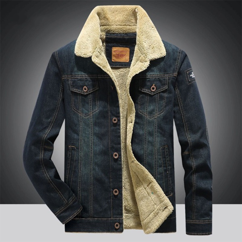 Ralph Herren Fleece Denim Jacke