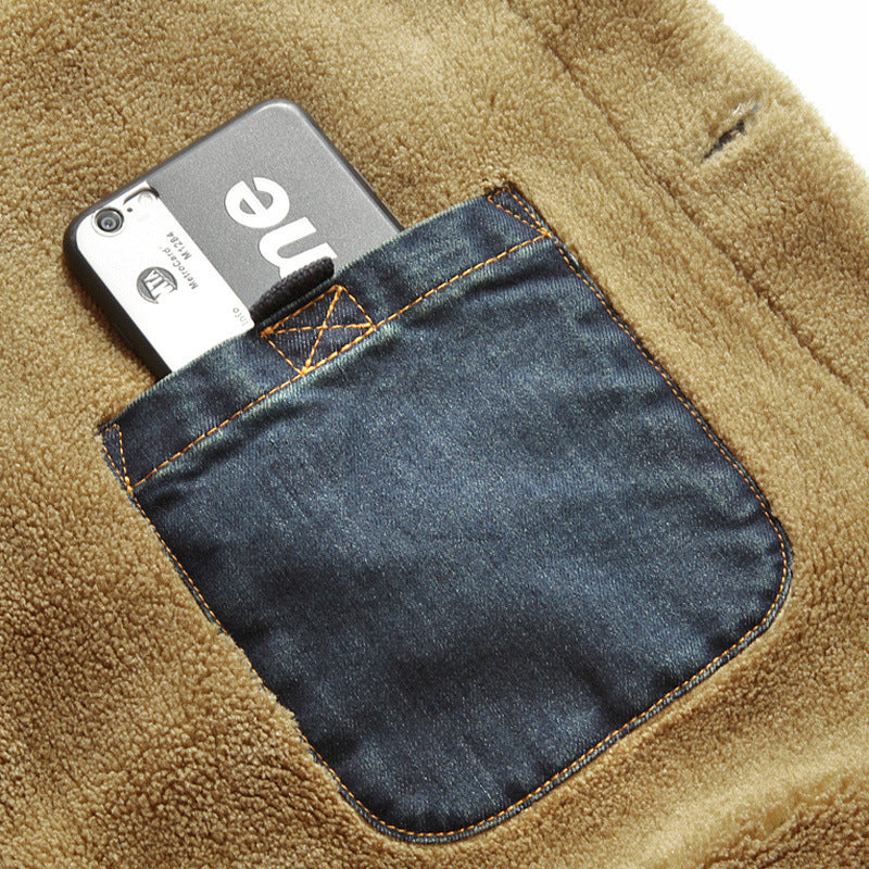Ralph Herren Fleece Denim Jacke