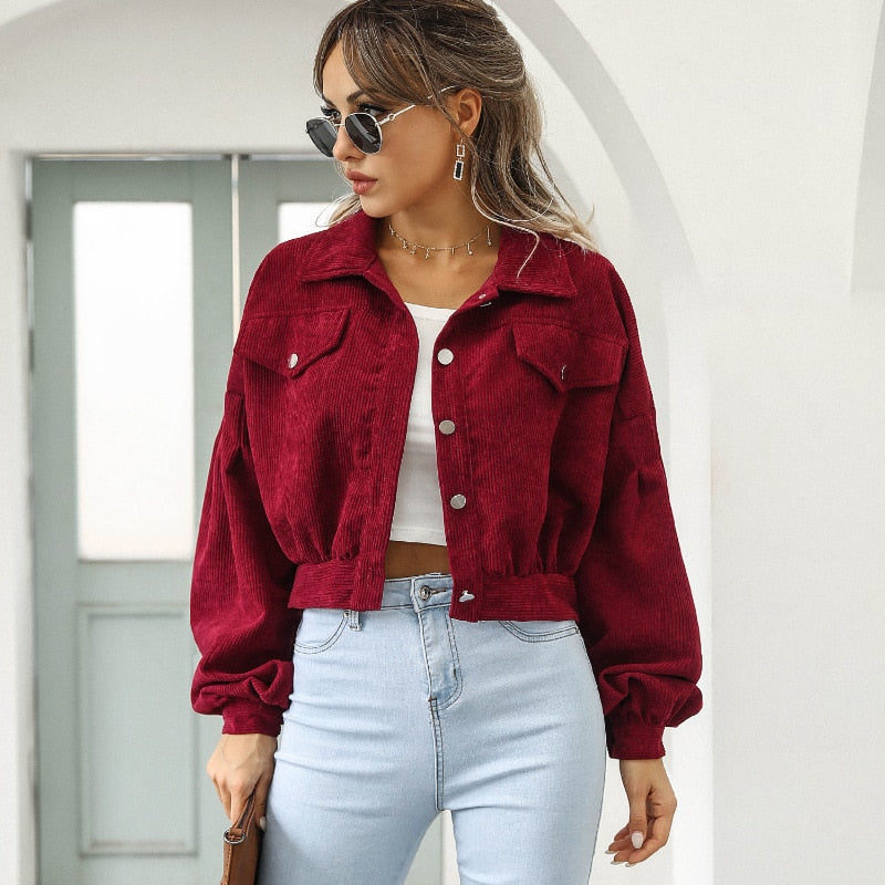 Crisalie - Cord Crop Jacke