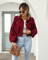 Crisalie - Cord Crop Jacke