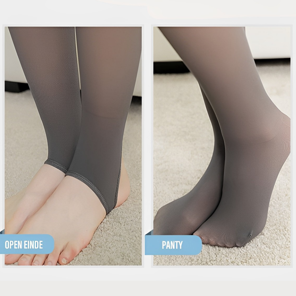 Sexy Thermal Fleece-Strumpfhose Grau 4