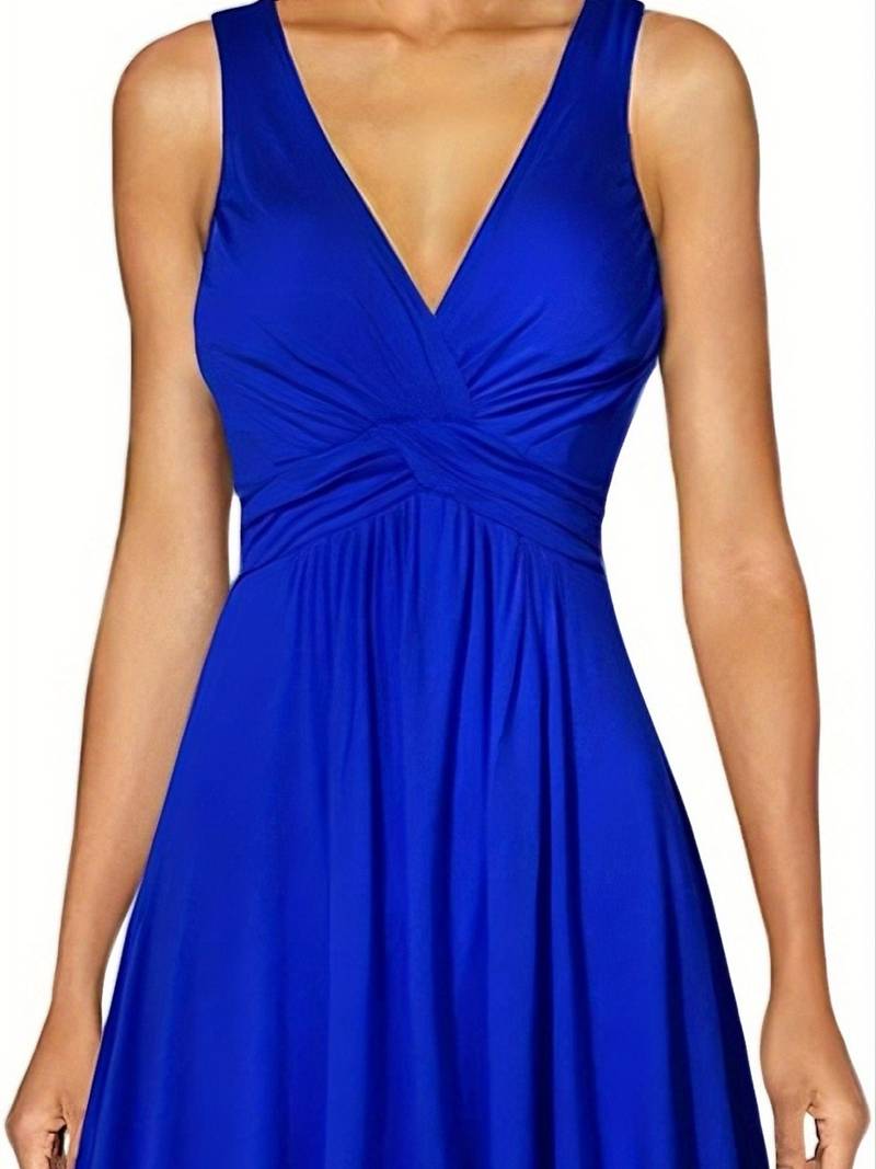 Renata - Elegantes Tank-Kleid mit tiefem V-Ausschnitt