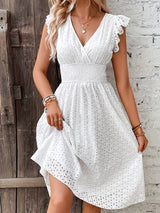 Coastal - Enges Sommerkleid mit V-Ausschnitt