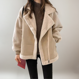 Alana - Sherpa Biker Jacket