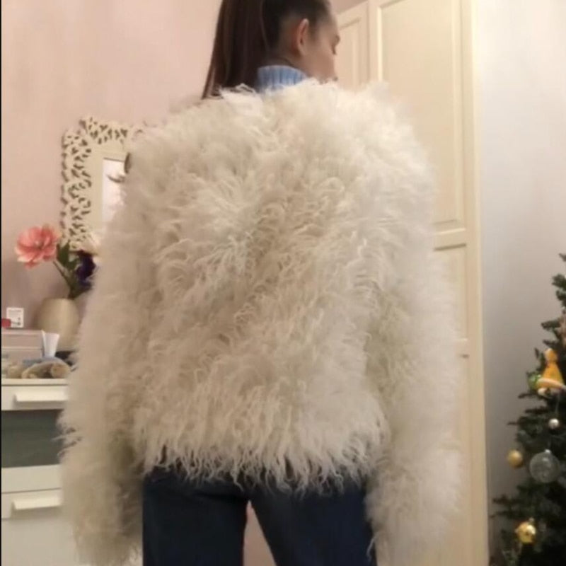 FluffyEssentials - Kurze Pelzjacke