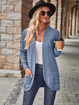 Shiela - Strickjacke mit Wasserfallkragen